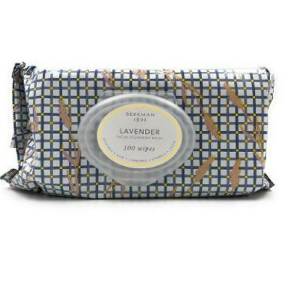 Beekman 1802 100-Count Goat Milk Facial Wipes Makeup Remover Wipes Lavender - Picture 1 of 4